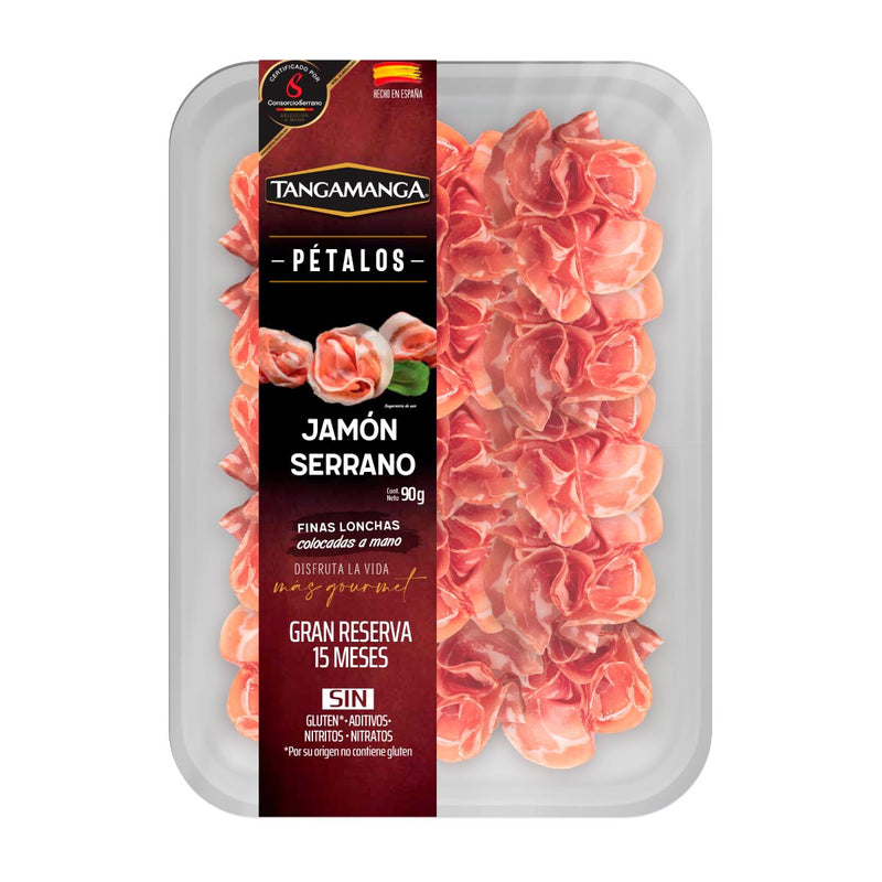 Pétalos de Jamón Serrano Tangamanga 90 g