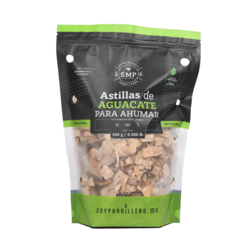 Astillas de aguacate para ahumar SMP
