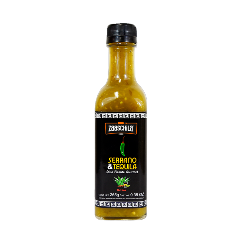 Salsa Serrano y Tequila Gourmet Zaaschila 265 g