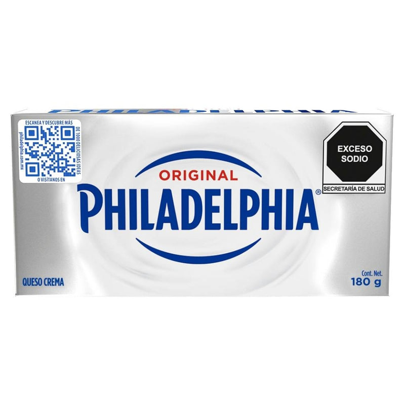 Queso Crema Barra Philadelphia 180 g