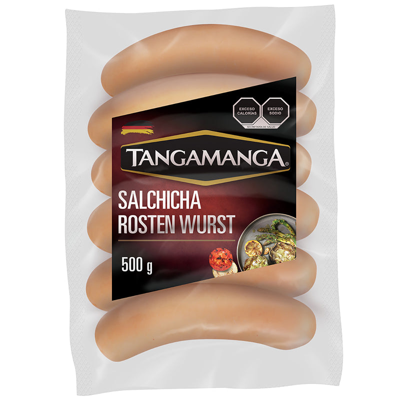 Salchicha Rosten Wurst Tangamanga 6 Piezas 500 g