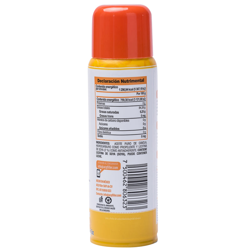 Aceite Aerosol Canola Good Chef 170 g