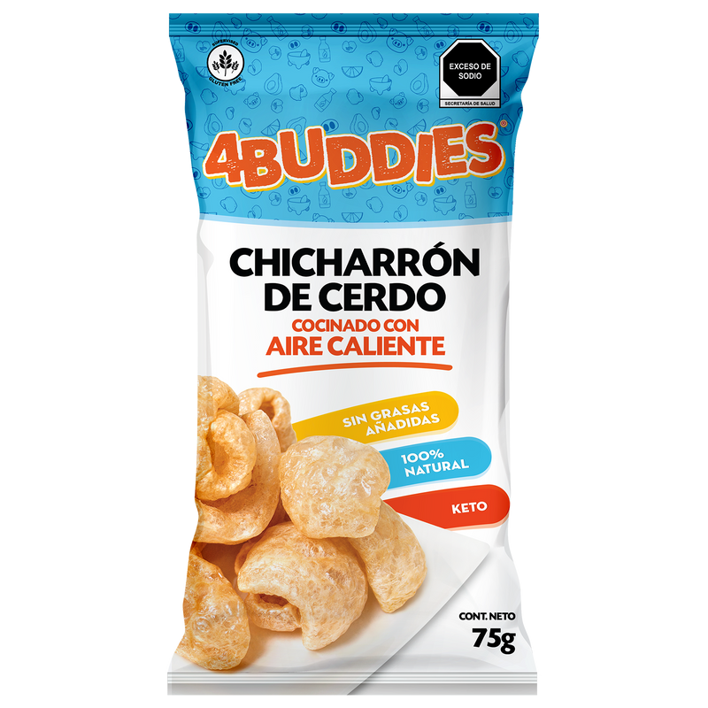 Chicharrón de Cerdo 4BUDDIES 75 g