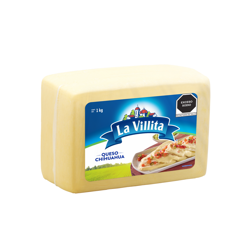 Queso Chihuahua Menonita La Villita 1 kg