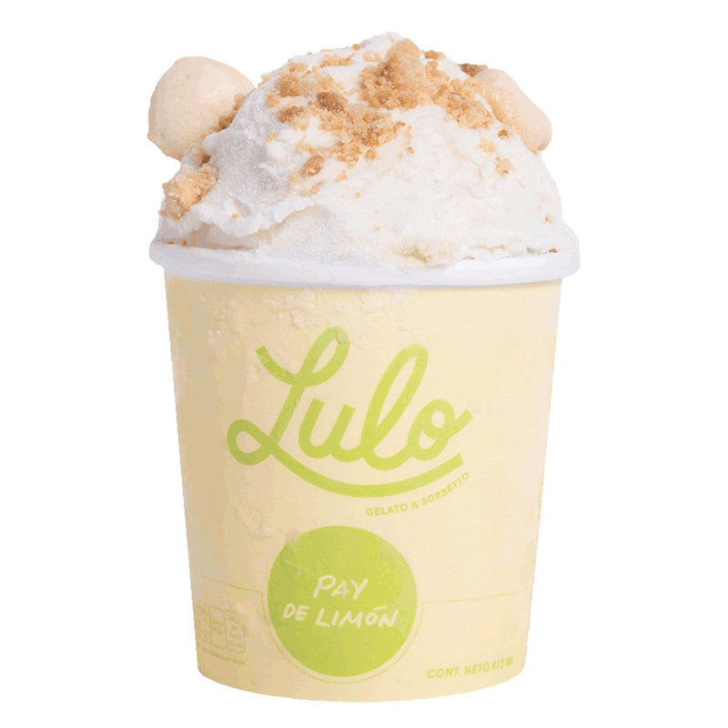 Lulo Gelato Pay de Limón 473 ml