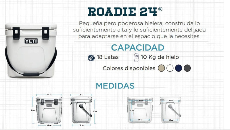 Hielera Rigida Roadie 24 YETI